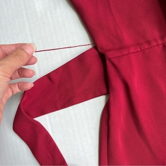 ASOS split sleeve mini dress with tie belt nwt - Picture 4 of 13